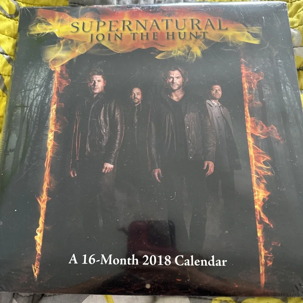 Supernatural Calendar Join The Hunt 2018 Sam Dean Castiel Crowley